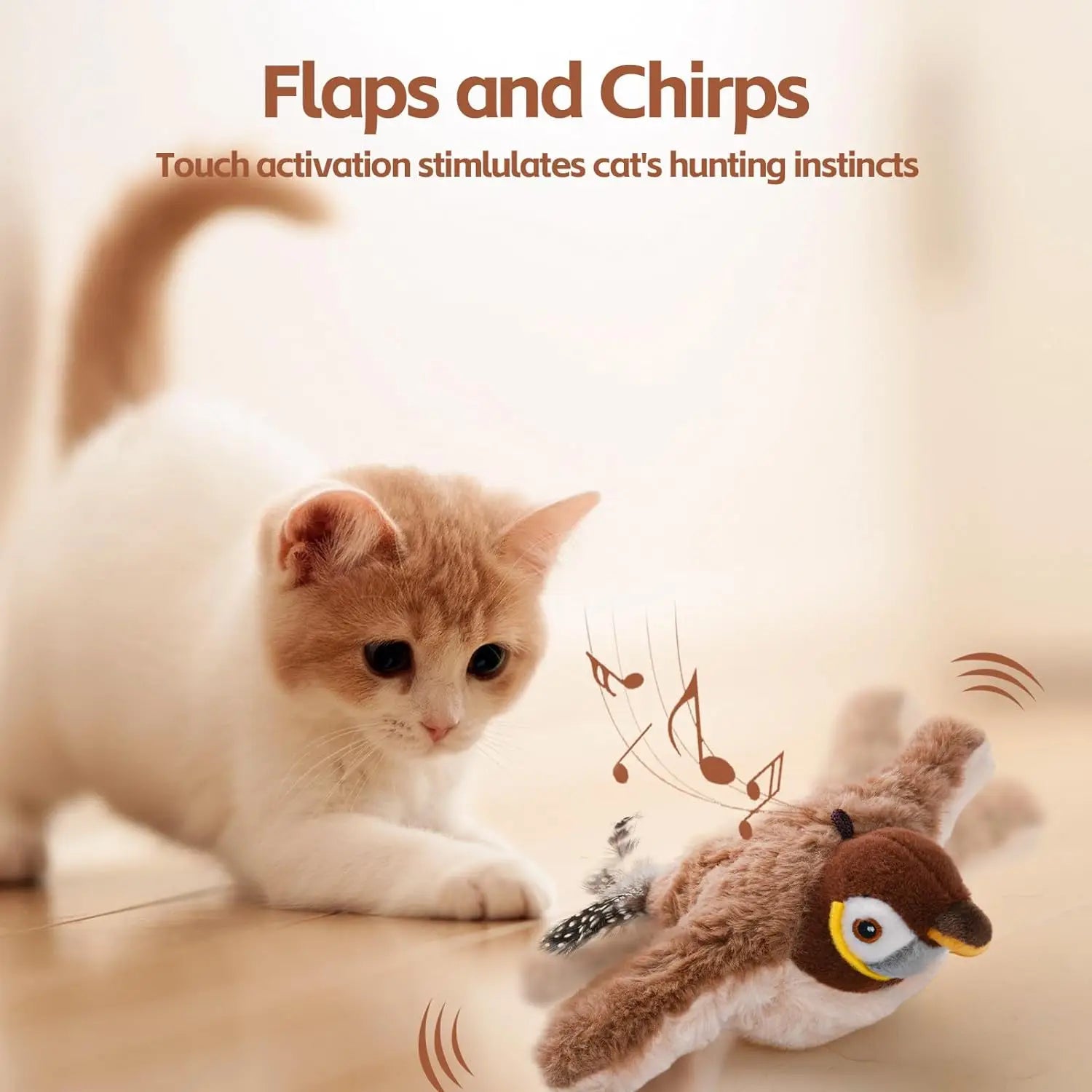 Flapping Bird Cat Toy